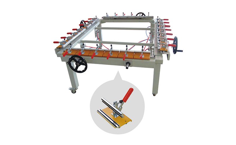 HJD-F2 Chain wheel screen stretching machine